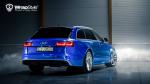 Audi RS6 Avant Joker Blue Chrome by WrapStyle 2014 года